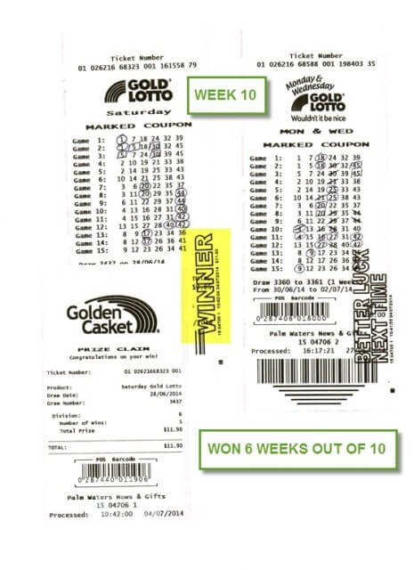 gold lotto 3 numbers