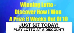 Winning Lotto 6 Weeks Out Of 10 